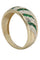 Bague BAGUE MODERNE ÉMERAUDES ET DIAMANTS 58 Facettes 043361