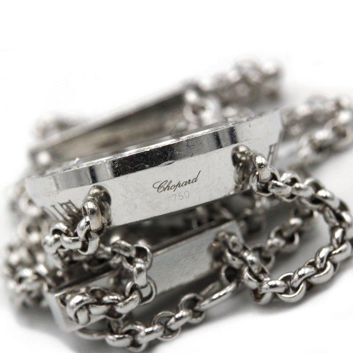 Bracelet CHOPARD - Bracelet "Happy Spirit" Or blanc Diamants 58 Facettes 240090R