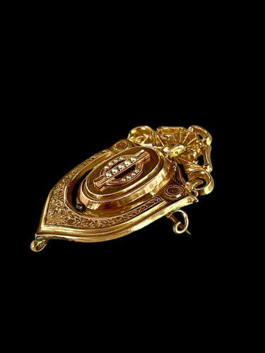 Broche Broche écusson Napoléon III 58 Facettes