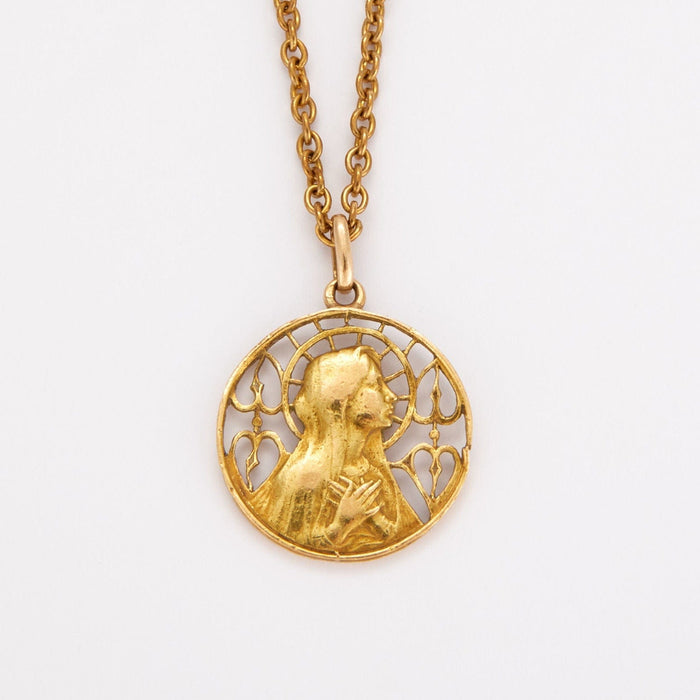 Collier Pendentif sur chaîne Vierge 58 Facettes LOWO06