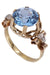 Ring 50 OLD TOPAZ RING 58 Facettes 077571