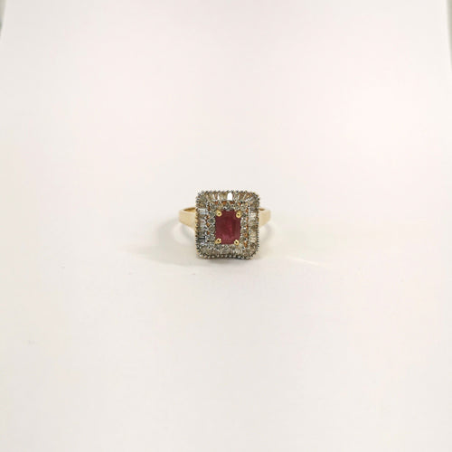 Bague Bague Or Diamant & Rubis 58 Facettes LT 6703