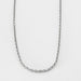 White Gold Chain Necklace 58 Facettes