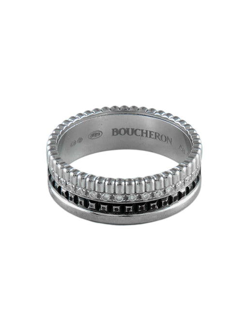 Ring 57 BOUCHERON “Quatre Black Edition” ring 58 Facettes