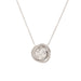 White Gold Diamond Swirl Necklace Necklace 58 Facettes C152