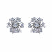 Boucles d'oreilles Boucles d'oreilles Fleurs Diamants 58 Facettes