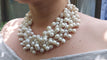 Collier Silver and Pearl Necklace 58 Facettes