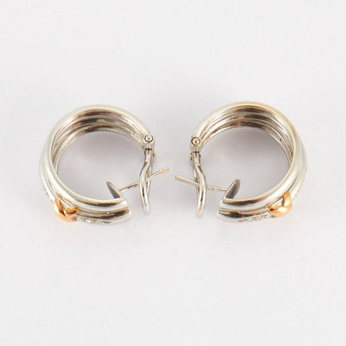 Boucles d'oreilles Boucles d'oreilles en Or blanc & diamants 58 Facettes