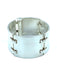 HERMÈS bracelet. Silver articulated cuff bracelet 58 Facettes
