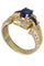 Bague 52 BAGUE MODERNE SAPHIRS ET DIAMANTS 58 Facettes 077501