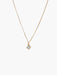 DIAMOND SOLITAIRE NECKLACE / YELLOW GOLD Necklace 58 Facettes