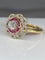 Bague Bague diamants et rubis 58 Facettes