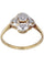 Bague 48 BAGUE DIAMANTS ART NOUVEAU 58 Facettes 071661