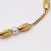 Bracelet Bearded bracelet Yellow gold Pearls 58 Facettes E359961B