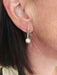 Earrings PEARL AND DIAMOND PENDANT EARRINGS 58 Facettes 071921