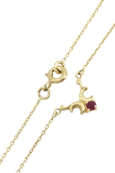 Collier COLLIER MODERNE RUBIS 58 Facettes 053591