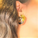 Boucles d'oreilles Créoles Serpent Or jaune 58 Facettes 20400000655