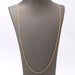 Solid jaseron chain necklace in yellow gold 58 Facettes E359418B