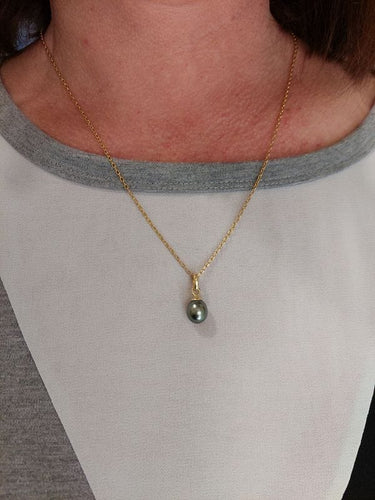 Pendentif PENDENTIF MODERNE PERLE DE TAHITI 58 Facettes 076061