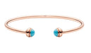 PIAGET bracelet - Possession open bracelet Pink gold Turqoise 58 Facettes G36PC816