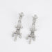 Earrings Dangling earrings in white gold, diamonds 58 Facettes