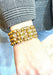 Bracelet Tank bracelet in yellow gold 58 Facettes