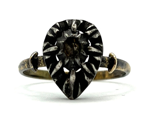 Ring 18th century ring in gold, silver and diamond 58 Facettes 24/10-57