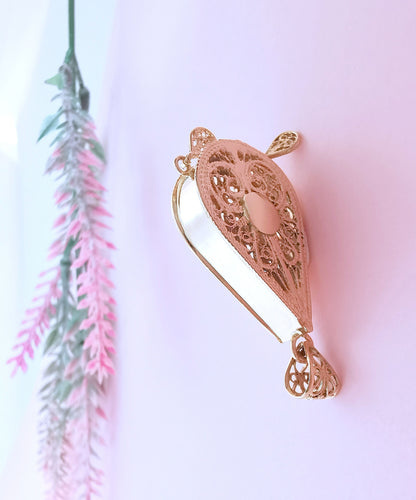 Pendentif Pendentif Meskia en filigrane et pampilles Or Rose 18 K 58 Facettes AA 1637