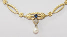 Necklace Sapphires, Pearls & Diamonds Necklace 58 Facettes 31520