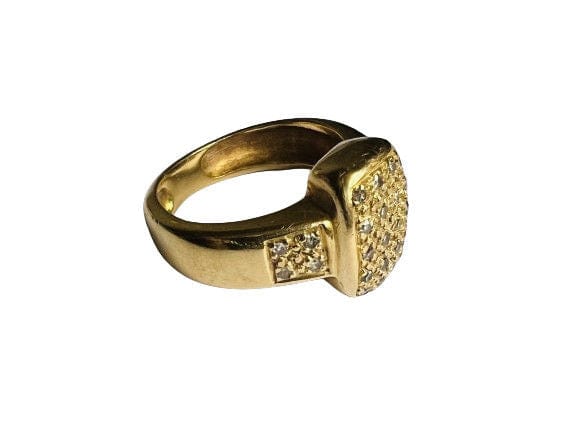 Bague 54 Bague or jaune diamants 58 Facettes 20400000804