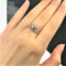 Bague 59.5 Bague Dôme en Or Blanc avec Diamant 58 Facettes 20400000539