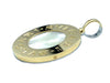 BVLGARI pendant - Vintage Double Face gold, steel, onyx and mother-of-pearl pendant 58 Facettes