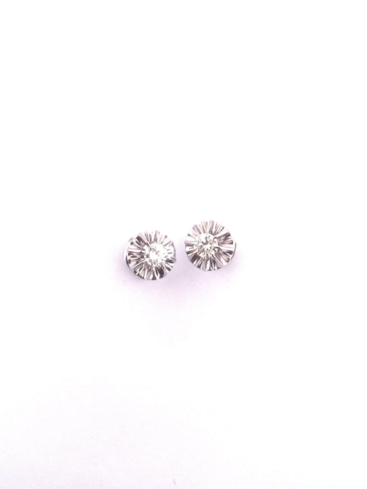 Boucles d'oreilles Clous d’oreilles Or Diamants 58 Facettes