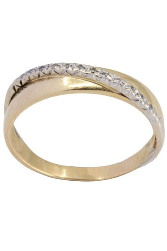 Bague 60 BAGUE ENTRELACÉE DIAMANTS 58 Facettes 057711