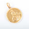 Pendentif Pendentif médaille religieuse deux sens or jaune 58 Facettes 2558