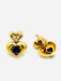 VAN CLEEF & ARPELS earrings. Yellow gold and amethyst earrings 58 Facettes