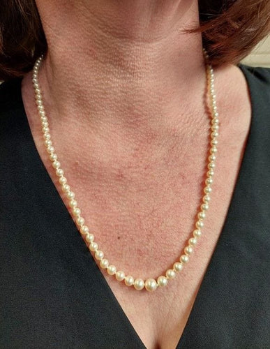 Collier COLLIER DE PERLES EN CHUTE ART-DÉCO 58 Facettes 063981