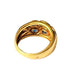 Ring 53 Sapphires Diamonds Ring Yellow gold 58 Facettes 20400000664