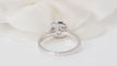 Bague 53 Solitaire en Or blanc et diamants 58 Facettes 31789/31786