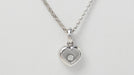Chopard 37cm necklace - Happy Diamonds heart necklace in white gold and diamond 58 Facettes 32410