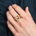 Ring Bague Retro 1940 yellow gold and diamond 58 Facettes 462