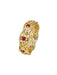 Ring 59 GIVENCHY - Gold Ruby Diamond Eternity Ring. 58 Facettes