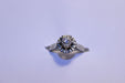 Ring 55 Solitaire ring Diamond 0.26ct 58 Facettes