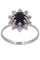 Bague BAGUE MARGUERITE SAPHIR ET DIAMANTS 58 Facettes 073201