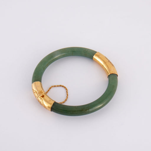 Bracelet Bracelet ancien jade & or 58 Facettes