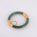 Bracelet Old jade & gold bracelet 58 Facettes