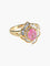 Bague 56 Bague Florale Saphir rose 58 Facettes