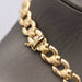 Necklace Necklace Yellow gold Diamonds Blue topaz 58 Facettes E359448
