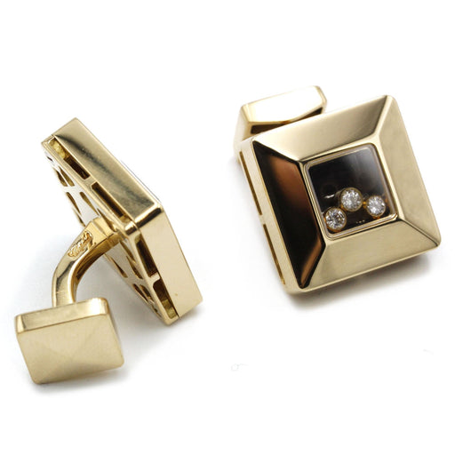 CHOPARD cufflinks - Yellow gold Diamond cufflinks 58 Facettes 240062R