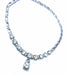 Necklace White gold necklace, diamonds 58 Facettes